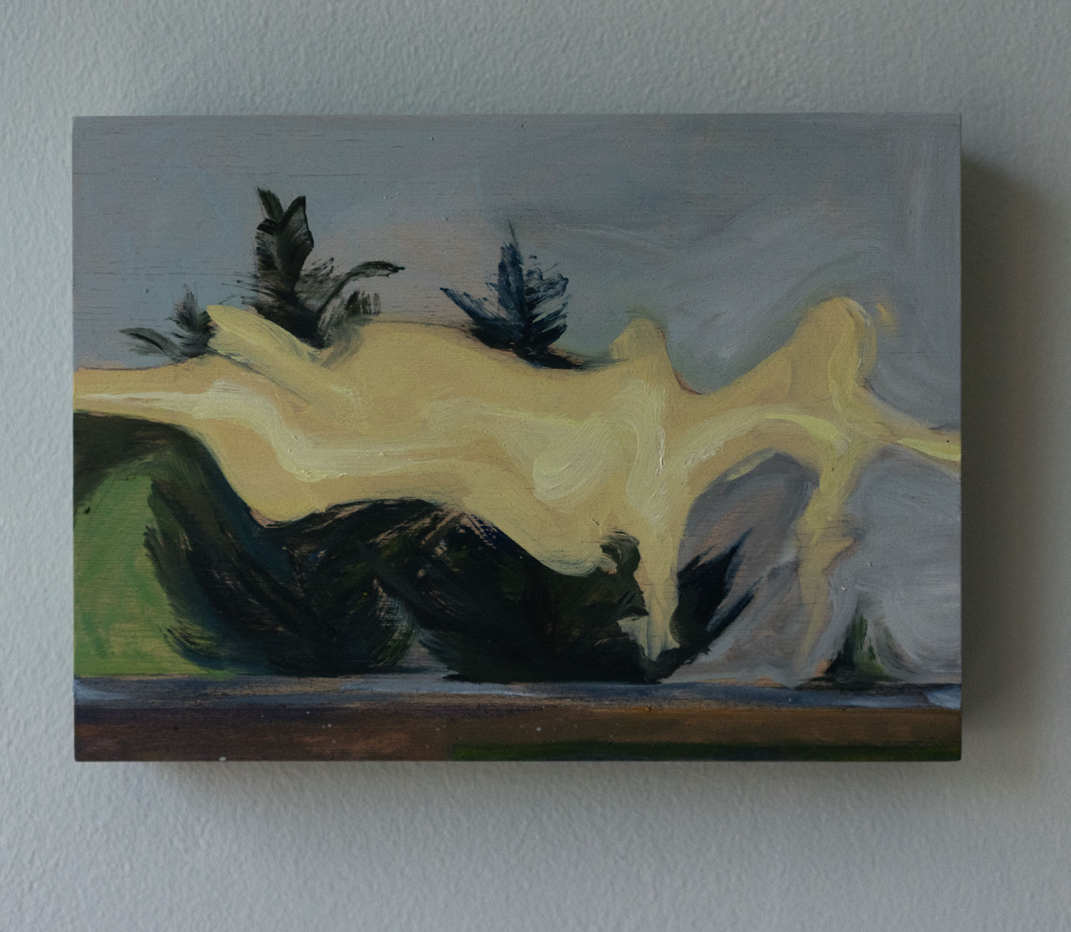 on wood